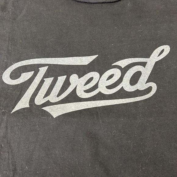Men's Black Tweed  T-Shirt - Picture 2 of 4